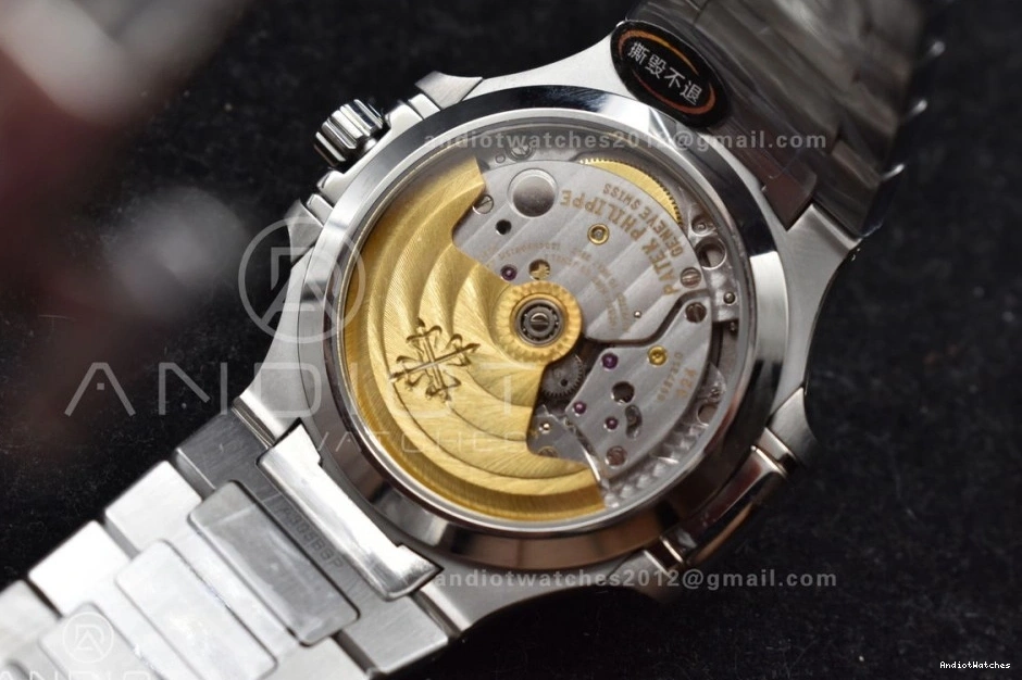Best Blue Clone 7118 3KF Bracelet 915 V Edition on SS Dial 1:1 Flexible Super Textured Nautilus A324 0817